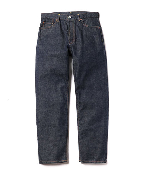 MR.OLIVE/15oz OLD SELVAGE DENIM / WASHED RELAX TAPERED JEANS ミスターオリーブ/15オンス オールドセルビッチデニム/ウォッシュド リラックステーパードジーンズ